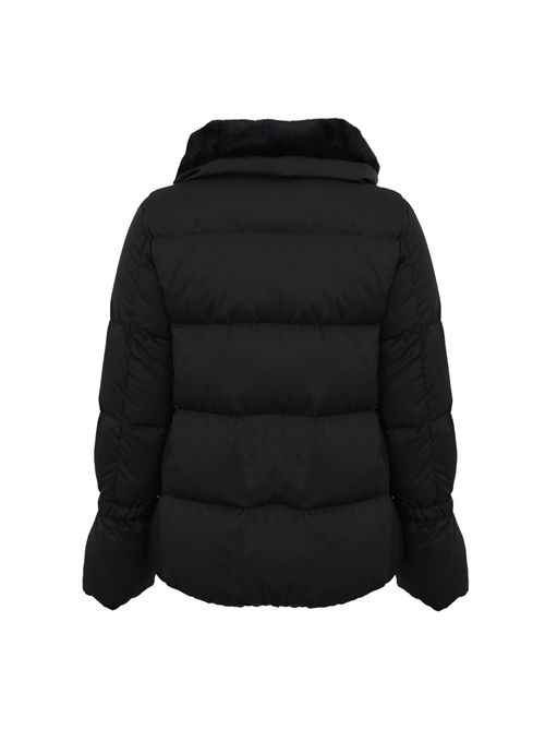 Piumino con pelliccia sintetica Nero Herno | PI002141D 12414Z9300
